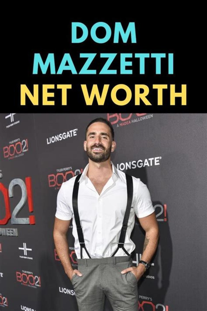 Dom Mazzetti Height, Weight, Net Worth, Age, Birthday, Wikipedia, Who, Nationality, Biography