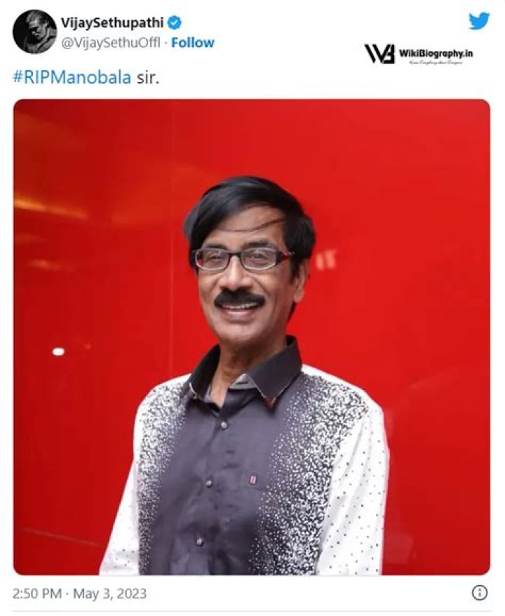 Manobala Height, Weight, Net Worth, Age, Birthday, Wikipedia, Who, Nationality, Biography