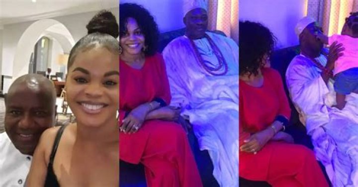 
Mercy Aigbe’s Ex-husband And Wife Overwhelmed With Love As They Host Ekiti King In Their Home 