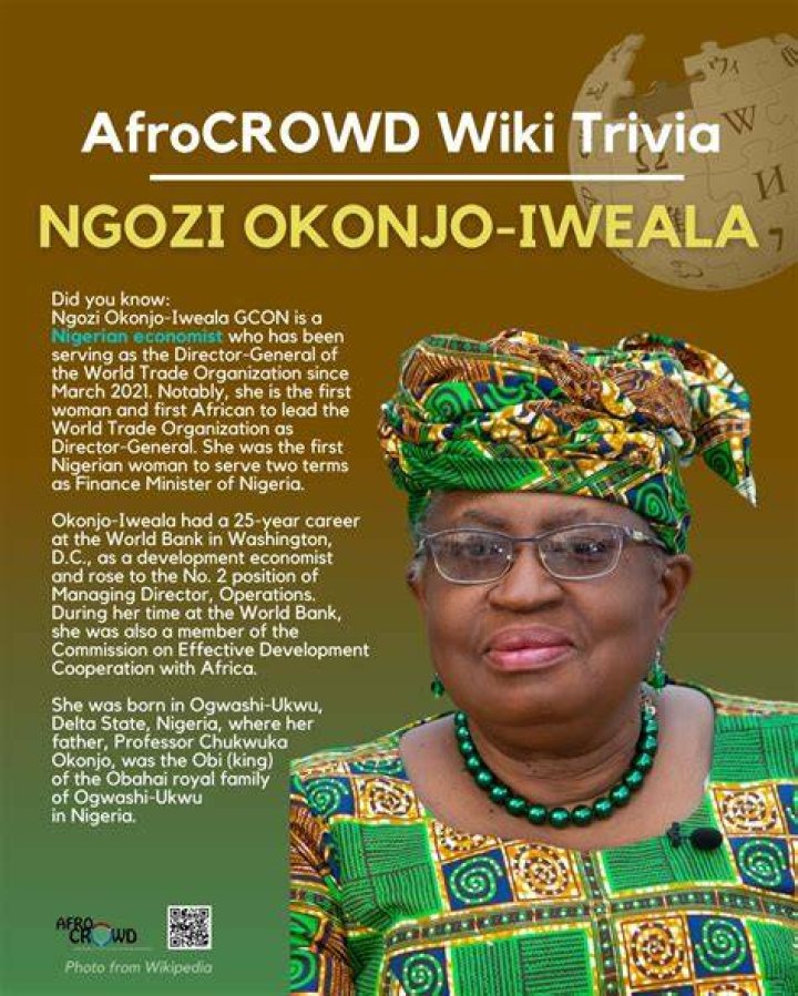 
Ngozi Okonjo-Iweala Height, Weight, Net Worth, Age, Birthday, Wikipedia, Who, Instagram, Biography 