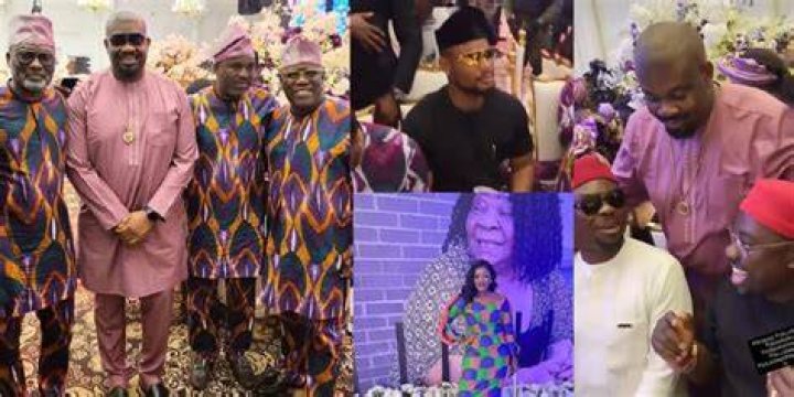 
Photos and videos from Don Jazzy’s mother’s burial in Lagos 