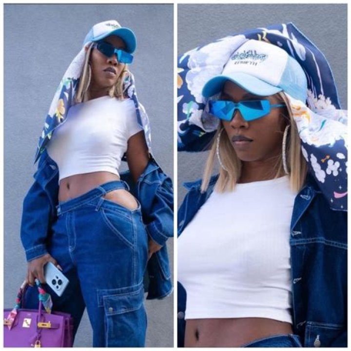 
Reactions As 42-Year-Old Female Singer, Tiwa Savage Shares New Pictures From Kenya 