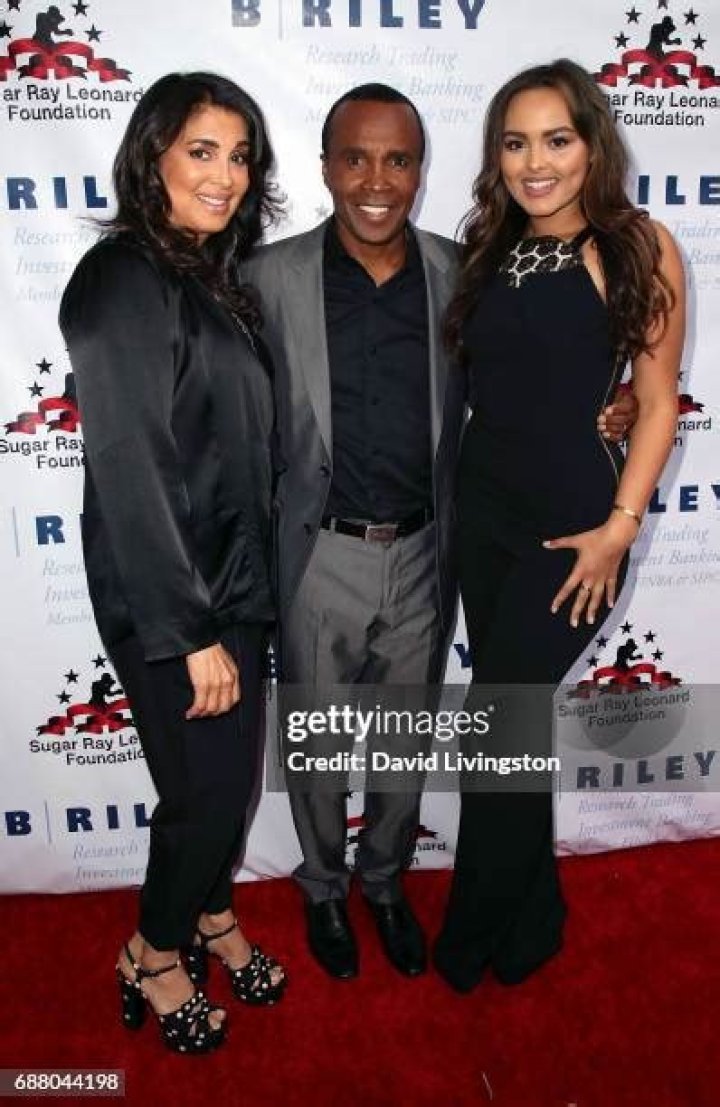 
Sugar Ray Leonard Wife Bernadette Robi and Daughter Camille Leonard, A Look At The Family 
