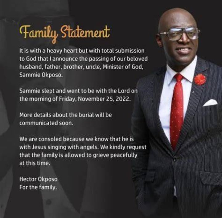 
Who are Sammie Okposos Parents? Sammie Okposo Biography, Parents Name, Nationality and More 