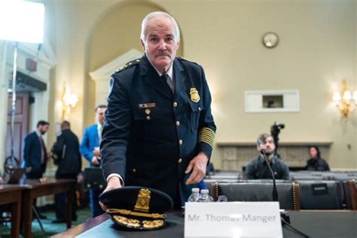 
Who is J Thomas Manger, US Capitol Police chief? 